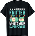 Funny Knitter Superpower Humor Yarn Design