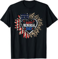 Happy Memorial Day Usa Flag Sunflower Patriotic Veterans Day