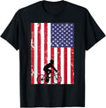 Mens 4Th Of July Cycling Cyclist Bicycle Vintage Usa Flag Gift