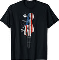 Bass Guitar Headstock Usa Flag For Bassist And Bass Player