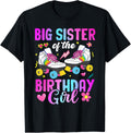 Big Sister Of The Birthday Girl Rolling Skate Bday Family