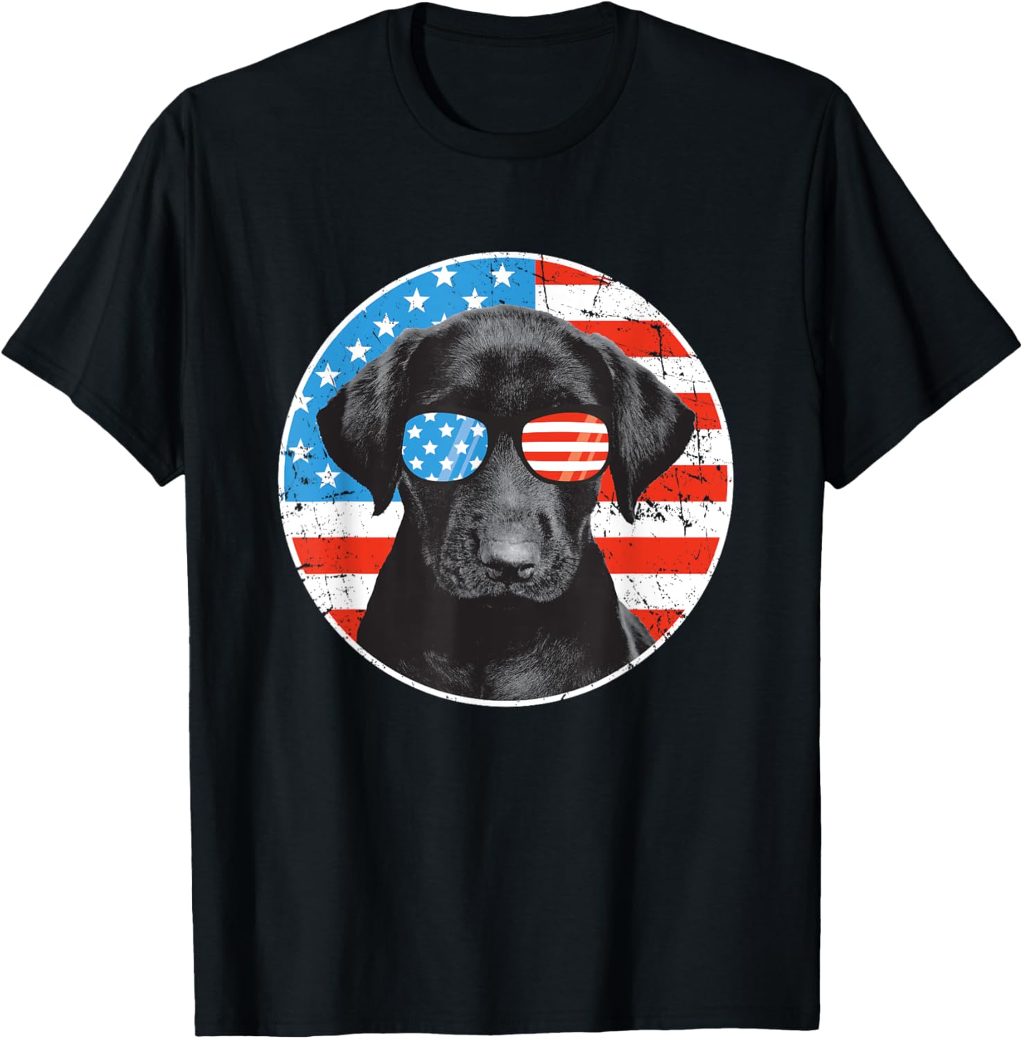 Fourth Of July Dog American Flag July 4Th Labrador Retriever