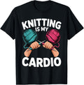 Knitting Is My Cardio Amusing Hobby Crafters Knit Yarn Life