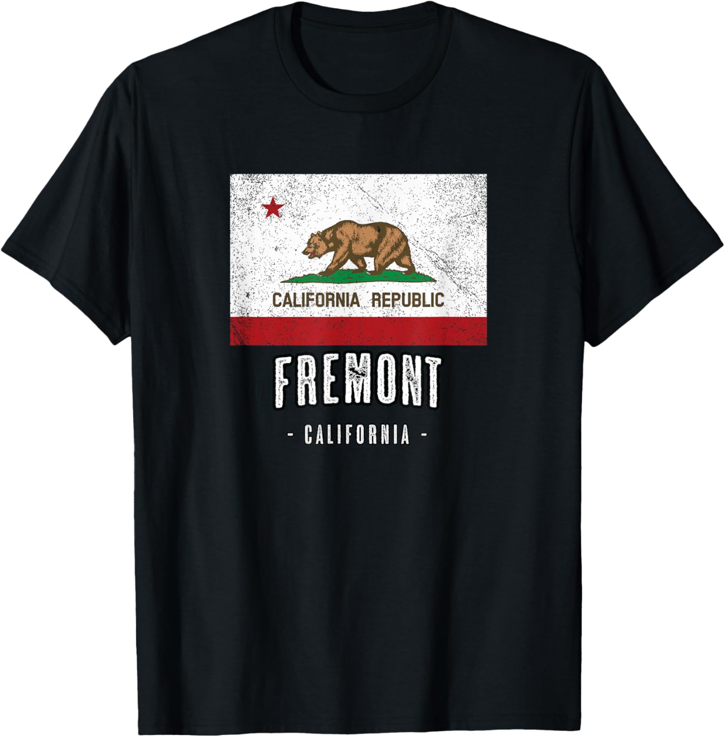 Fremont California City Ca Usa California Flag