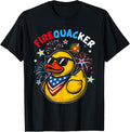 Fire Quacker Funny Firecracker Duck 4Th Of July Usa Flag