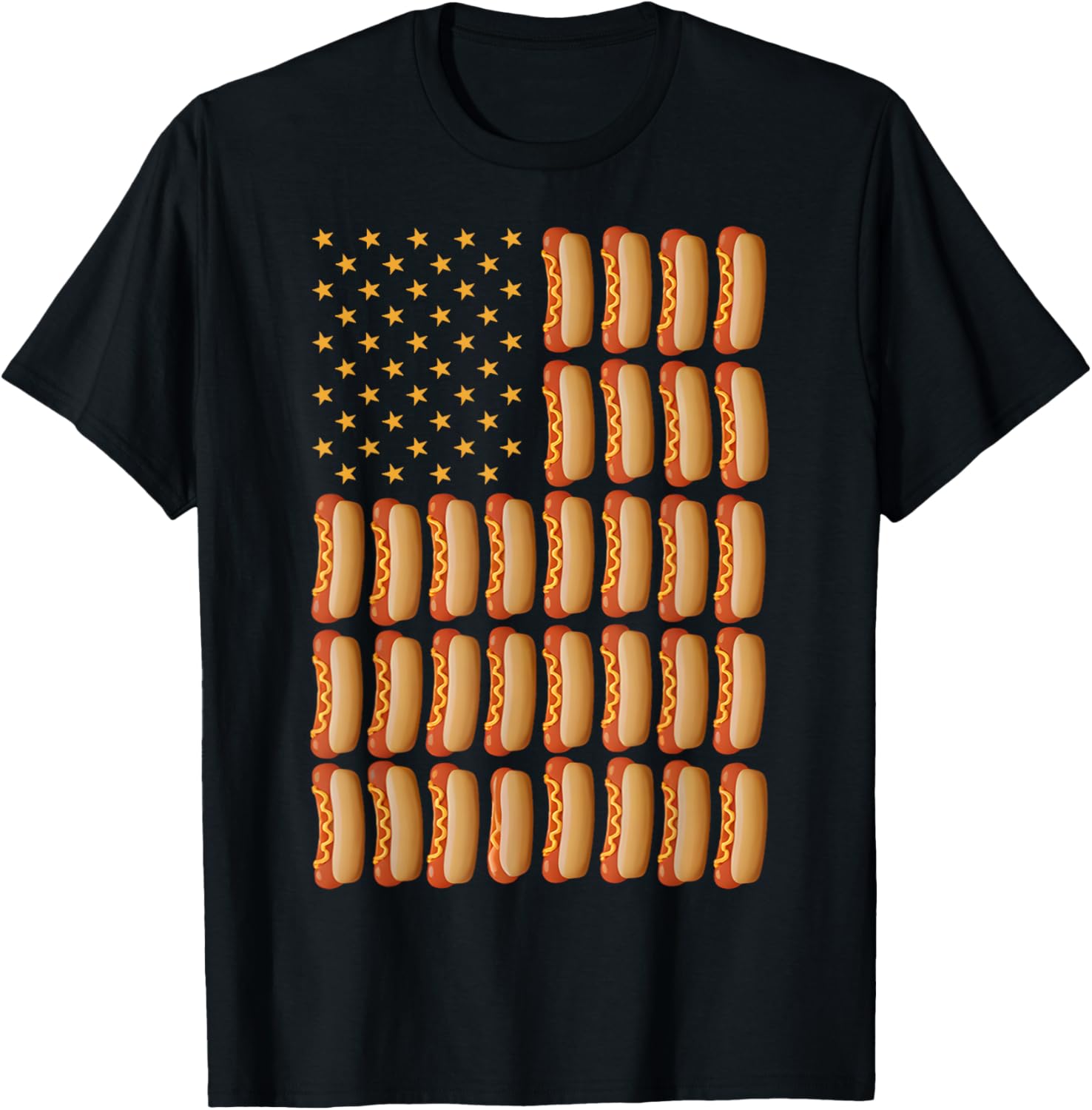 Hot Dog American Flag Top 4Th Of July Patriotic Memorial Day