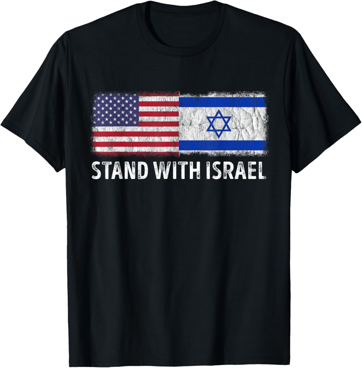 I Stand With Israel Usa Israeli Flag Jewish