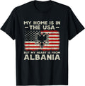 Albania Roots American Usa Flag Patriotic Albanian
