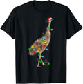 Emu Bird Xmas Lighting Holiday Santa Emu Christmas