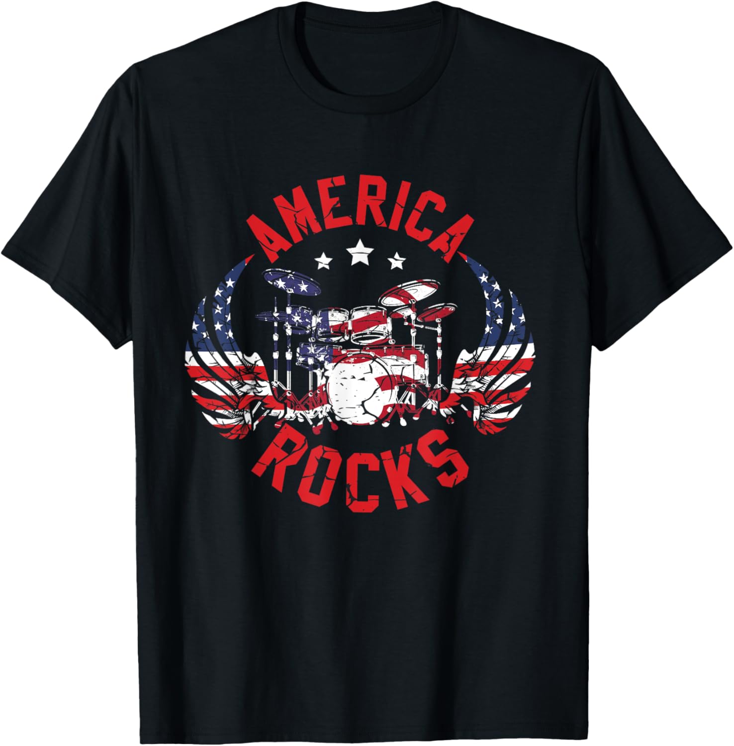 4Th Of July Drum Drummer American Flag Percussionist