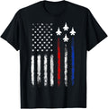 Patriotic Red White Blue Usa Flag Fighter Jet 4Th Of July