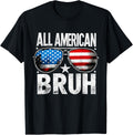 All American Bruh 4Th Of July Boys Patriotic Kids