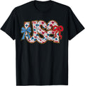 Coquette Bow 4Th Of July Usa Floral Usa For Women Girls