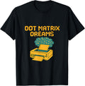Dot Matrix Dreams 90S Retro Tech Graphic Print