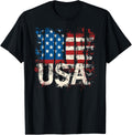 Retro American Flag Usa 4Th Of July