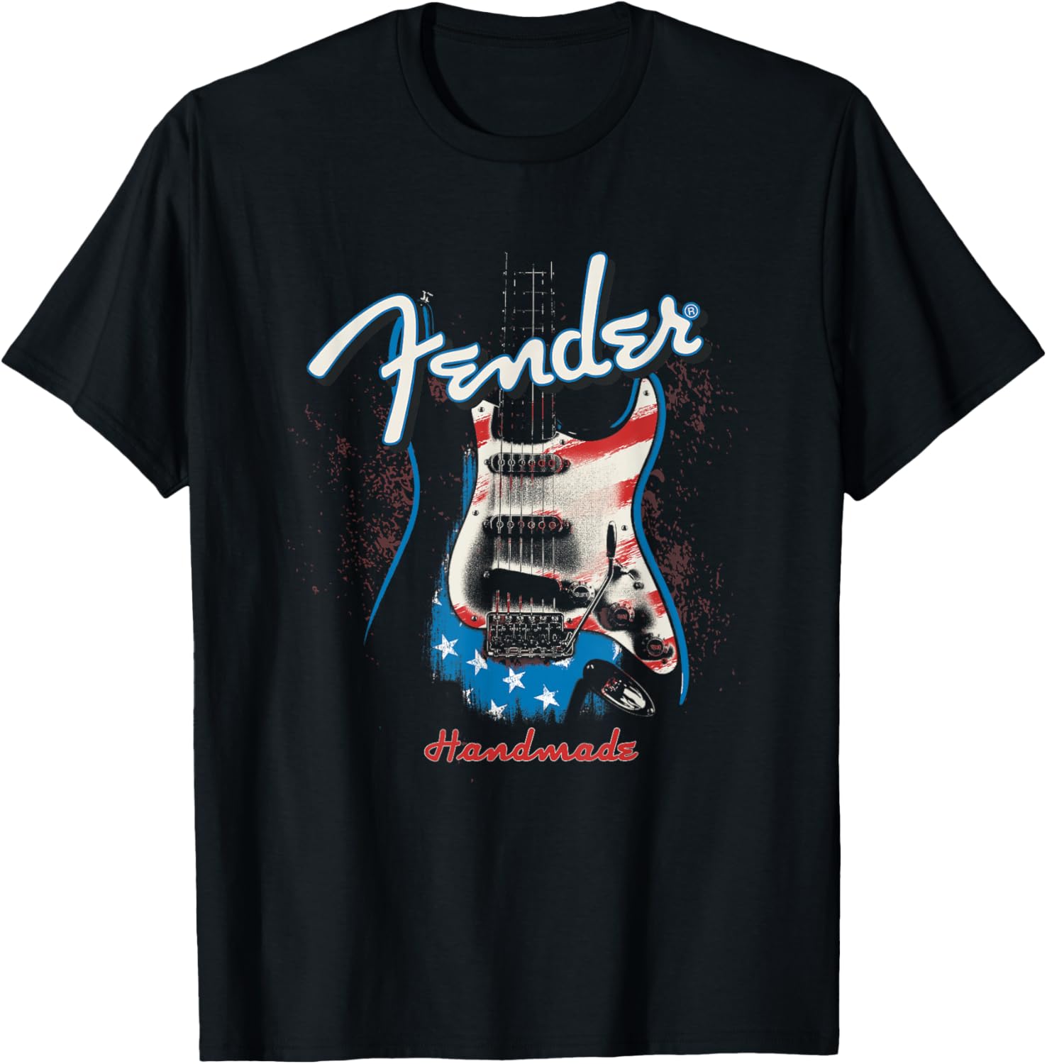 Fender Handmade Guitars 4Th Of July American Flag