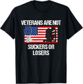 Veterans Are Not Suckers Or Losers Vintage Usa Flag