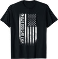 Best Dog Dad Ever American Flag T Shirt Gift For Best Father