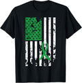 Green Kidney Disease Awareness Cerebral Palsy Usa Flag Gifts