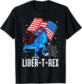 Patriotic Dinosaur 4Th Of July Usa Flag T Rex American Dino