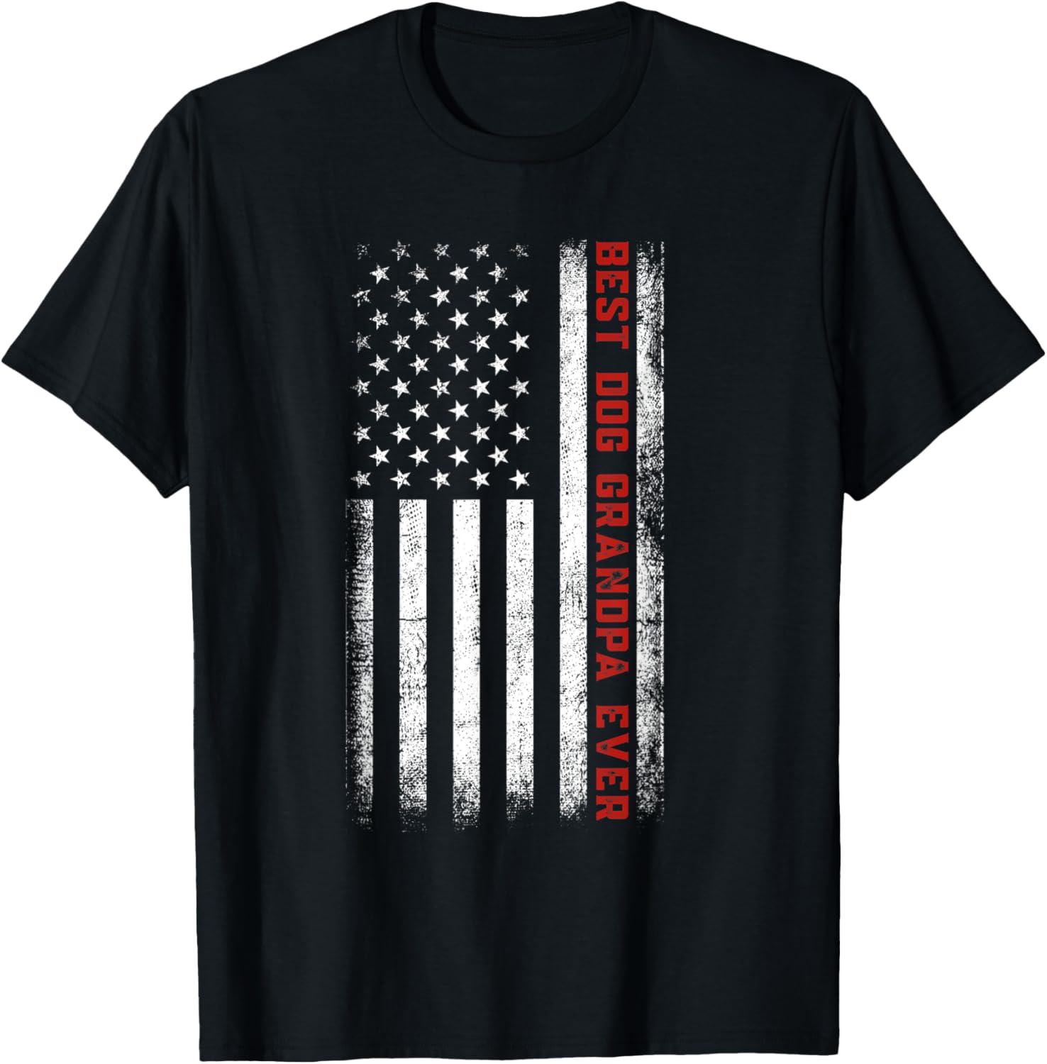 Best Dog Grandpa Ever American Flag Dog Grandpa Fathers Day