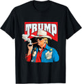 Usa 2024 Election Donald Trump Cowboy Smoking Cigar