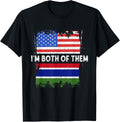 Gambia Im Both Of Them Vintage Usa America Gambian Flag