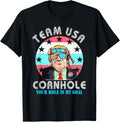 Usa Cornhole Shirt Team Cornhole Shirts Funny Cornhole
