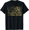 Daddysaurus T Rex Dinosaur Daddy Saurus Camo American Flag