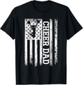 Cheer Dad American Flag Cheerleader Rebel Cheerleading