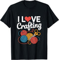 I Love Crafting Yarn Scissors Enthusiast