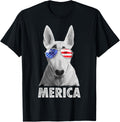 Bull Terrier 4Th Of July Merica Men American Flag Sunglasses