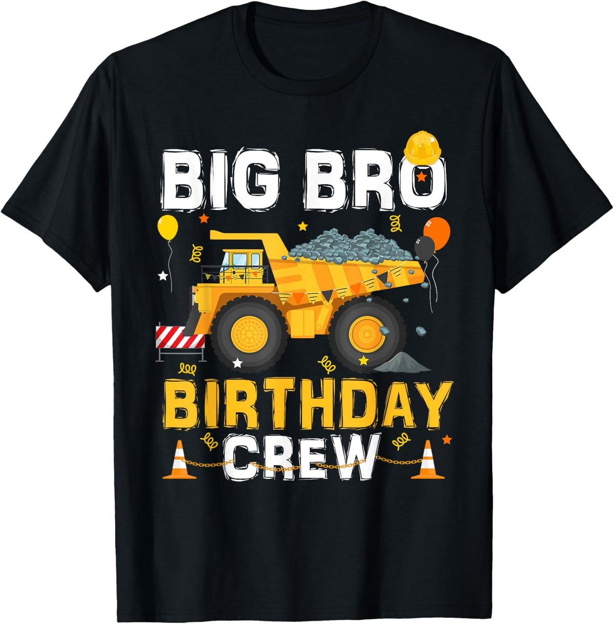 Big Brother Birthday Crew Matching Construction Birthday Boy Design 231