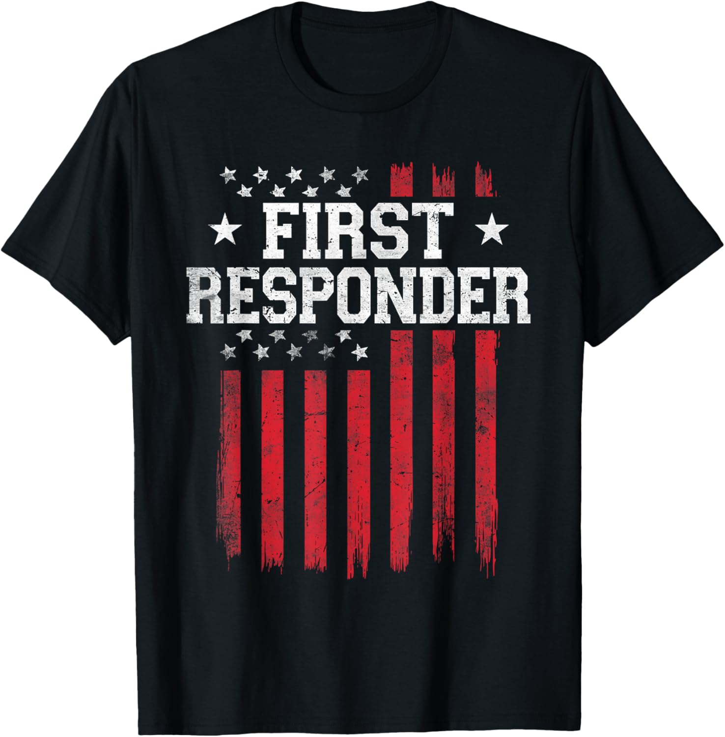 First Responder Proud American Flag Usa Patriot Patriotic