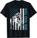 Fishing Lovers Gifts Reel Cool Son American Flag