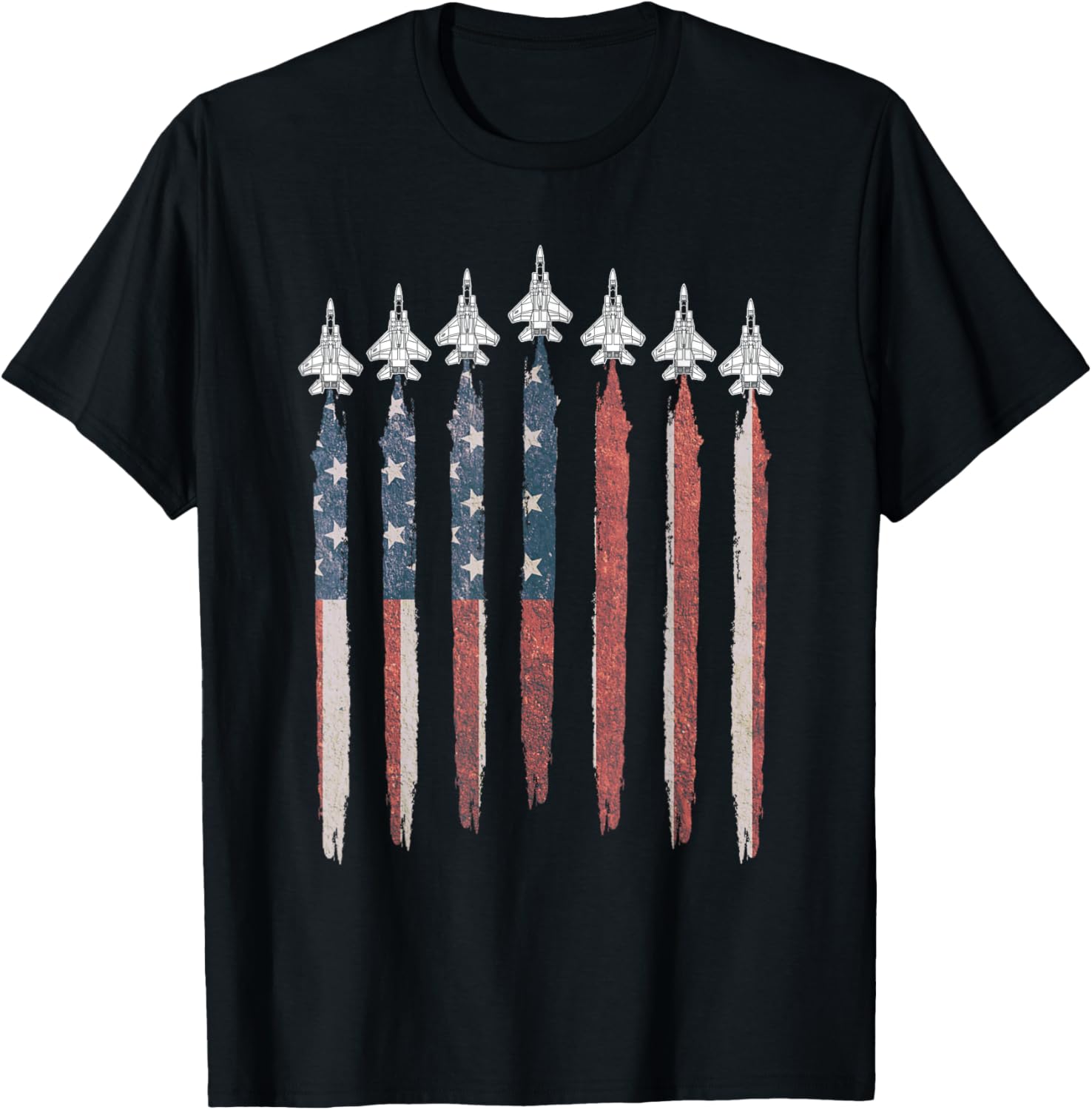 F15 Eagle Fighter Jet Usa Flag Airplane F 15 4Th Of July