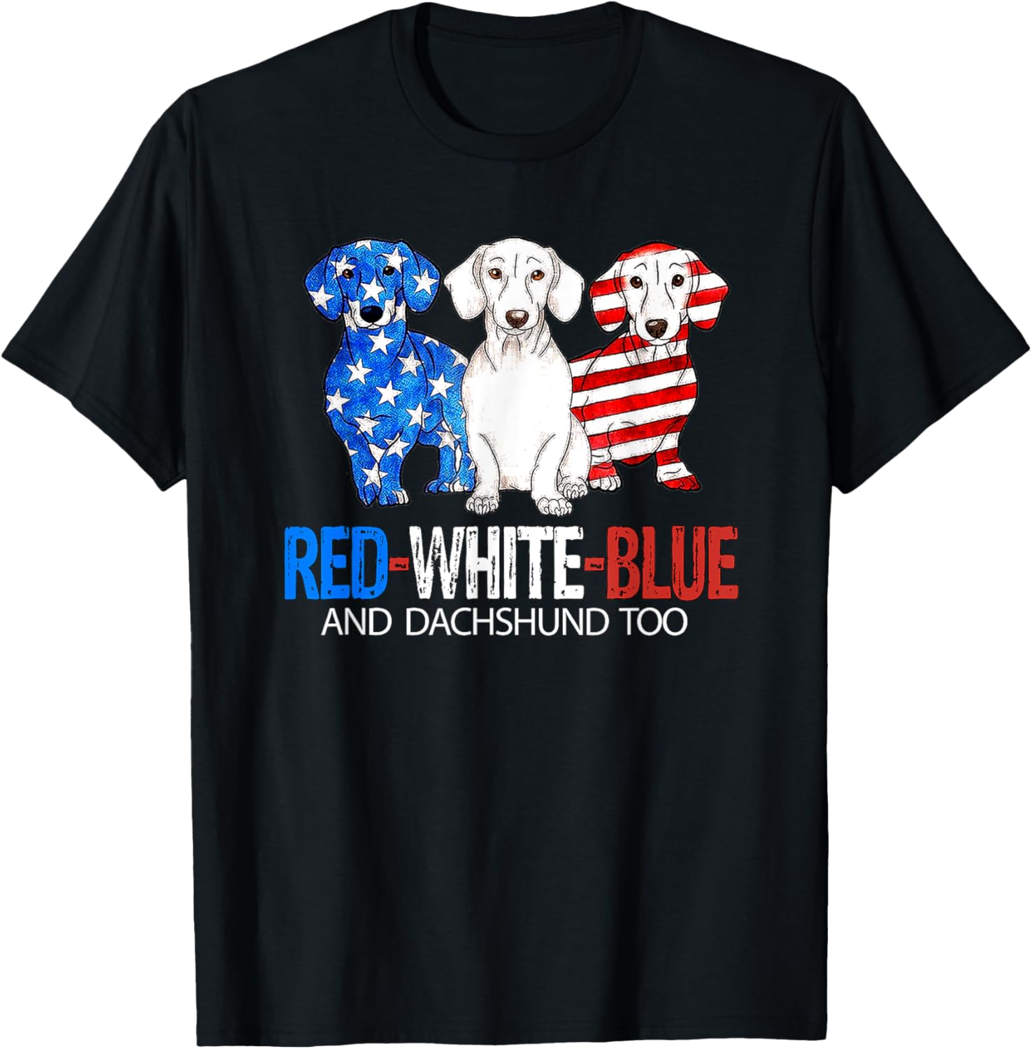 Dachshund Red White Blue Sunglasses Usa American Flag