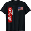 Judo Usa American Flag Judoka Dojo Martial Art America Kanji