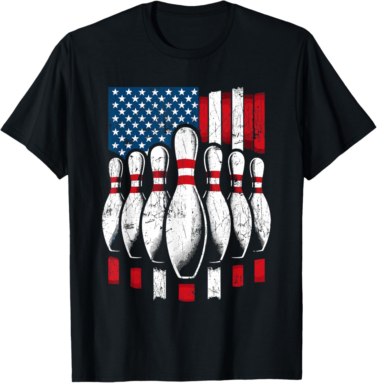 American Flag Patriotic Bowling