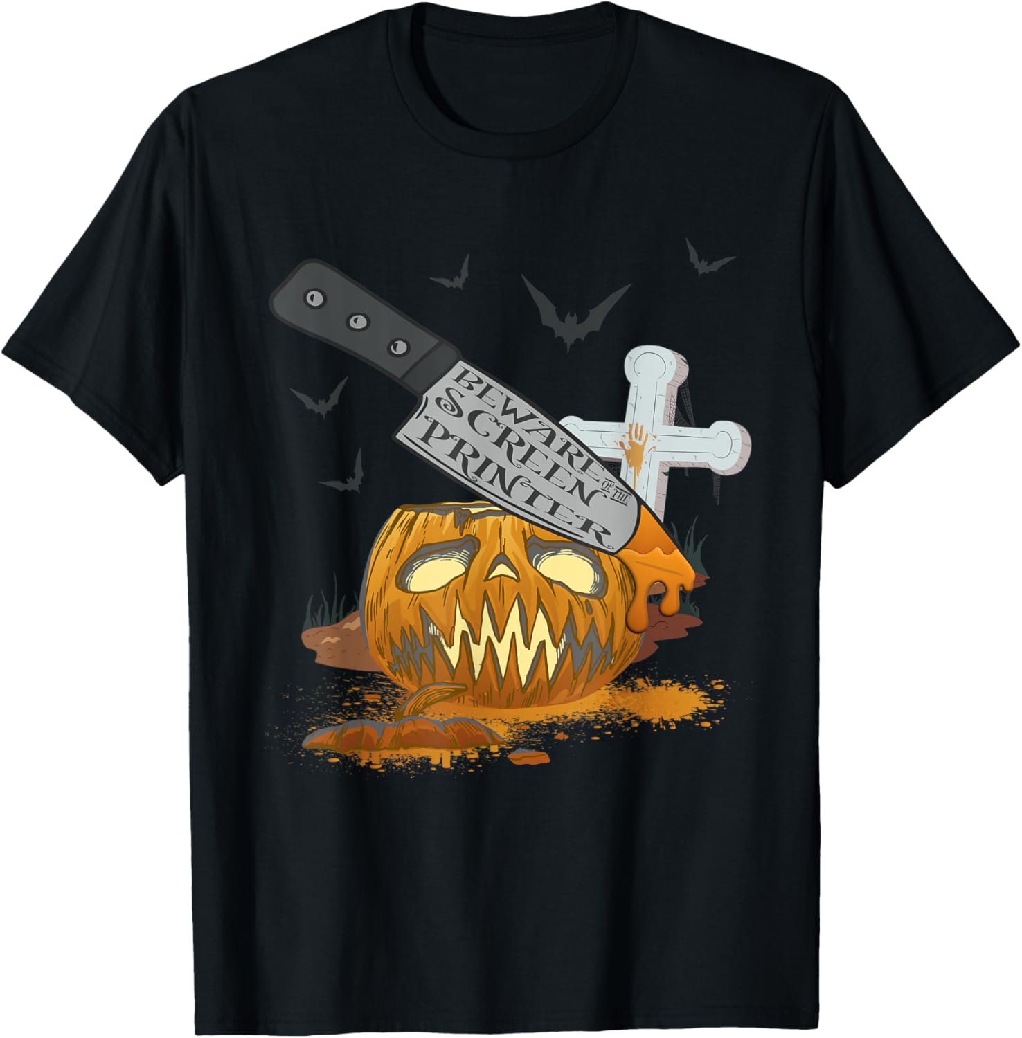 Screen Printer Funny Halloween Party