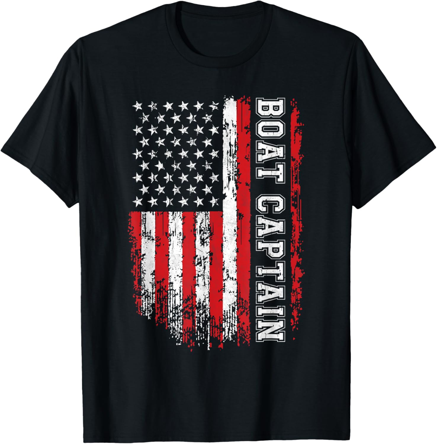 Boat Captain American Flag Boating