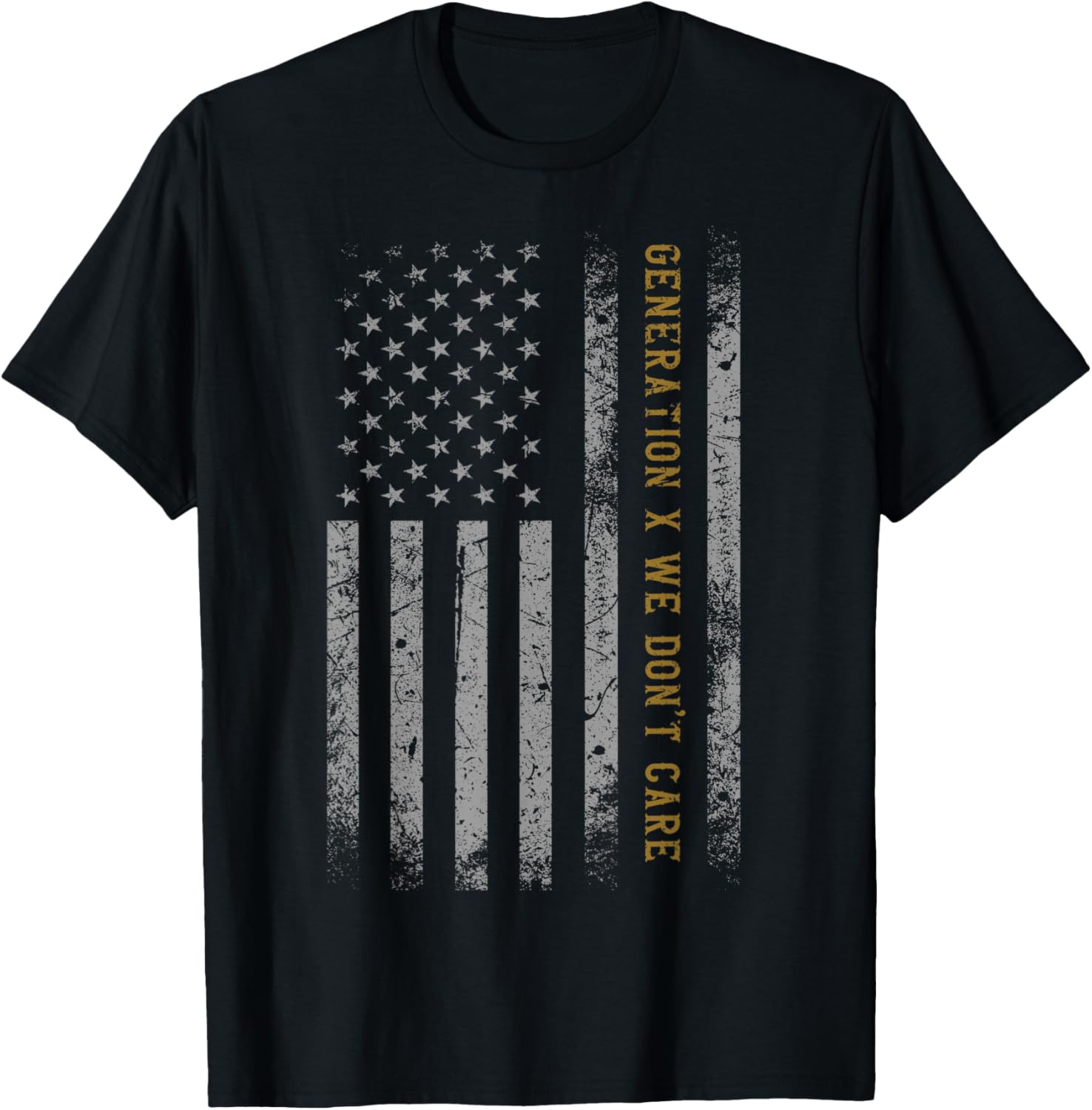 Gen X Funny Humor Generation American Flag Gen X