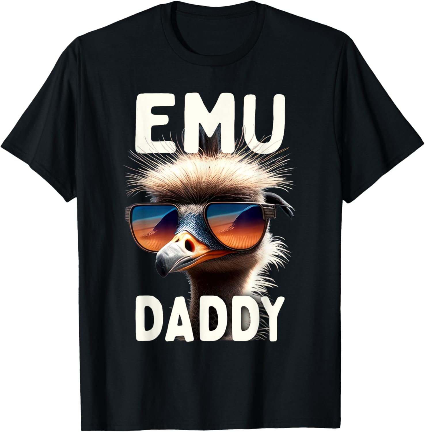 Emu Daddy Ostrich Bird Ratite I Love Emus Fathers Day