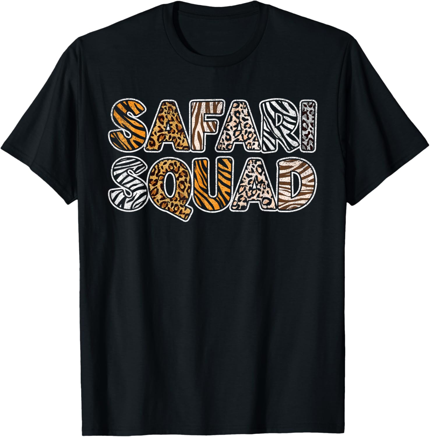 Squad Safari Outfit Zoo Keeper Animal Print Shirt Men Women