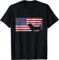 Basset Hound American Flag I Love My Basset Hound T Shirt