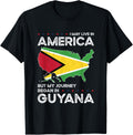 Guyanese American Patriot Usa Grown Guyana Us Flag