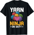 Yarn Collection YARN NINJA ON DUTY Funny Yarn Collector