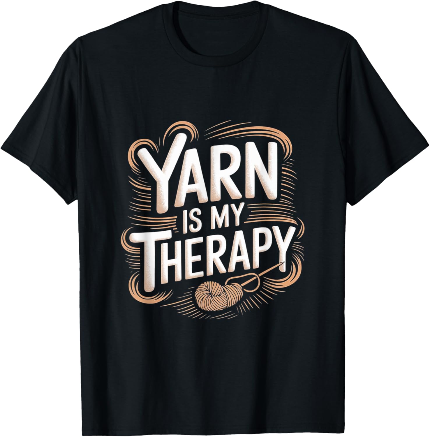 Yarn Is My Therapy - Knitting Crocheting Yarn Knitter