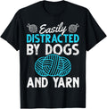 Pet Owner Knitter Crocheter Dog Lover Animal Yarn Knitting T-Shirt for Men Women Kids