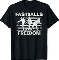 Fastballs And Freedom Baseball Usa Flag